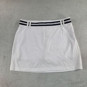 Kyodan White With Black Stripes Tennis Pickleball Skirt Skirt With Shorts